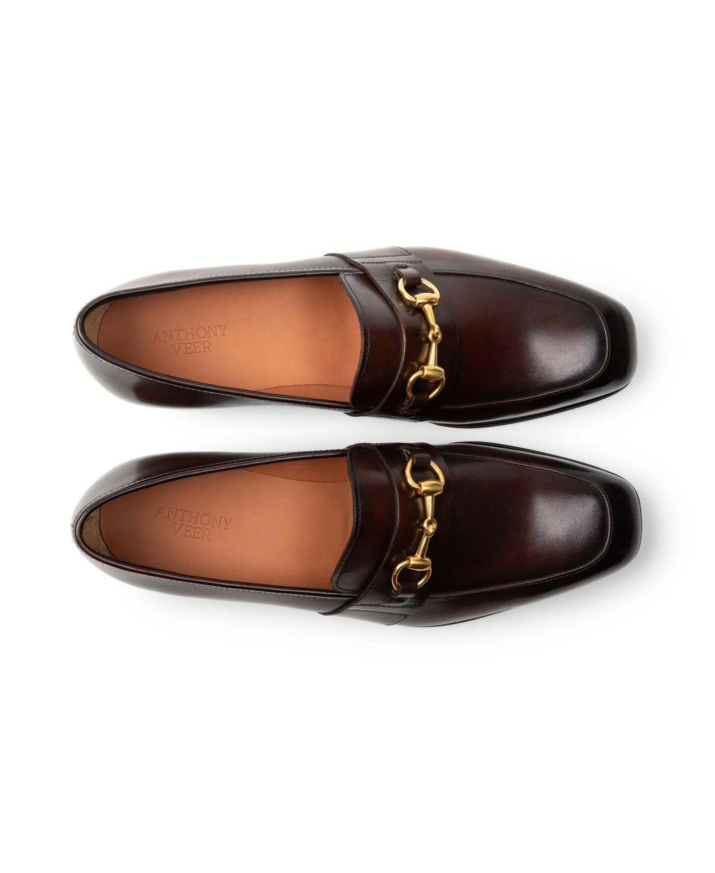 Мужские туфли Anthony Veer Verona Bit Loafer Dress Shoe, цвет: Коньячный состаренный — фото 7
