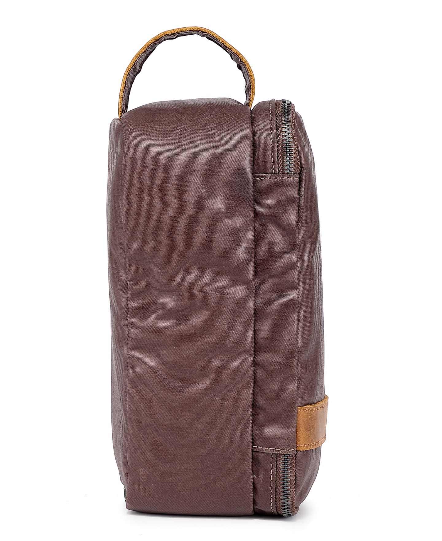 Женский несессер TSD BRAND Urban Light Zip Top Toiletry Bag, цвет: Коричневый — фото 5