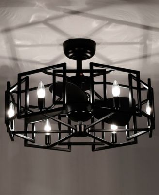 26.8" Hemming Indoor Ceiling Fan with Light Kit and Remote