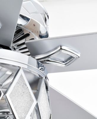 52" Cadella 2-Light Indoor Ceiling Fan with Light Kit and Remote