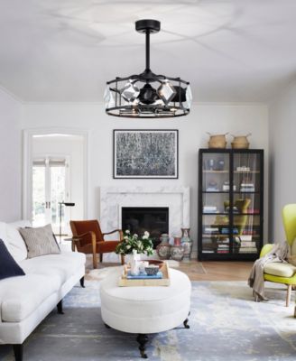 24.8" Dakota 6-Light Indoor Ceiling Fan with Light Kit and Remote