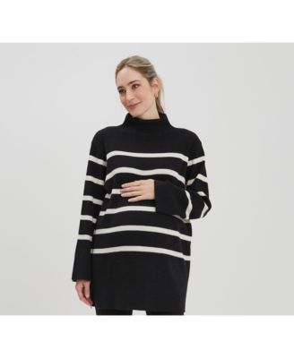 Maternity Sarabeth Nursing Striped Sweater