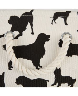 Dog Show Pet Storage Bin with Rope Handles