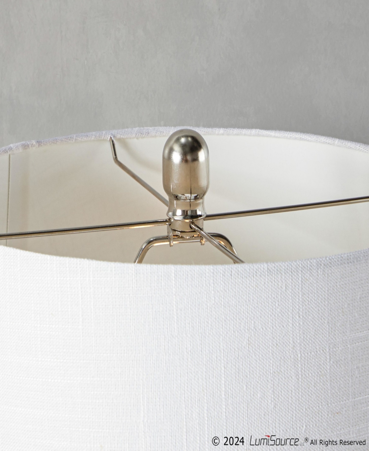 Lumisource Geome 27" Contemporary Table Lamp, Set Of 2 In Silver