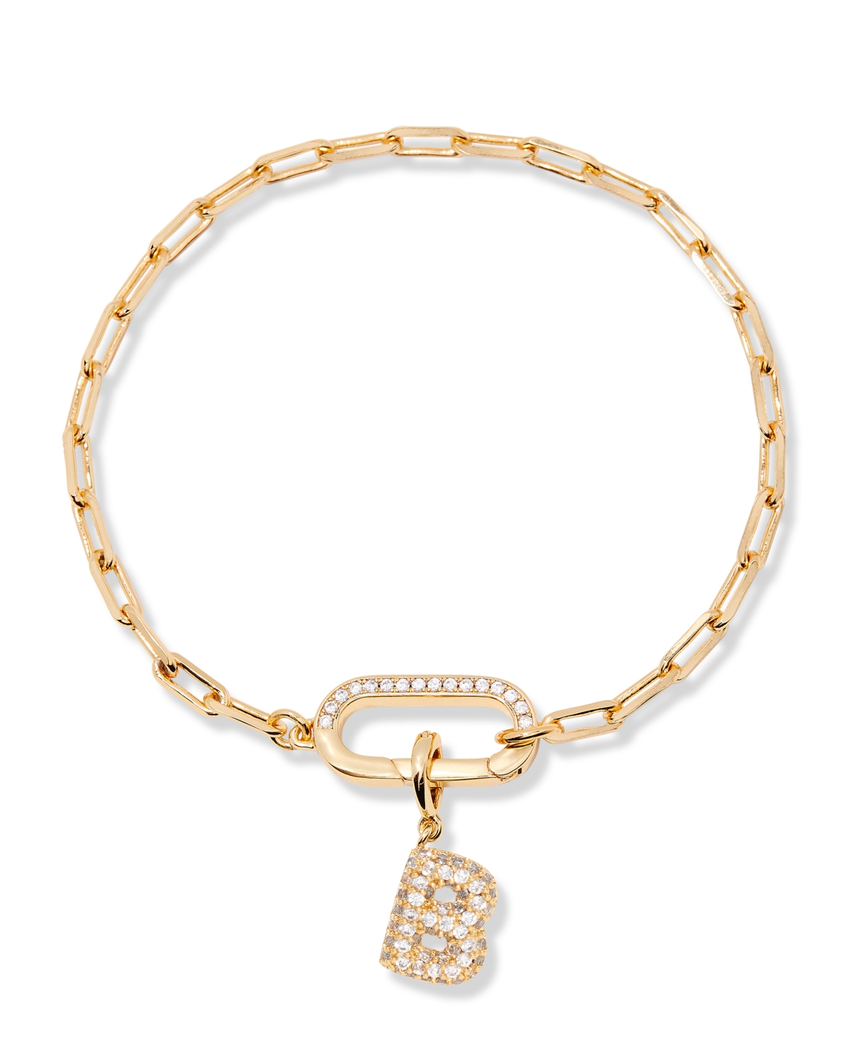 Brook & York Petra Initial Charm Bracelet In Letter B