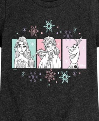 Big Girls Frozen 2 Graphic Short Sleeve Tee