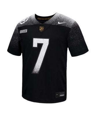 Big Boys and Girls Black Army Black Knights 2024 Rivalry Collection Alternate Replica Football Jersey