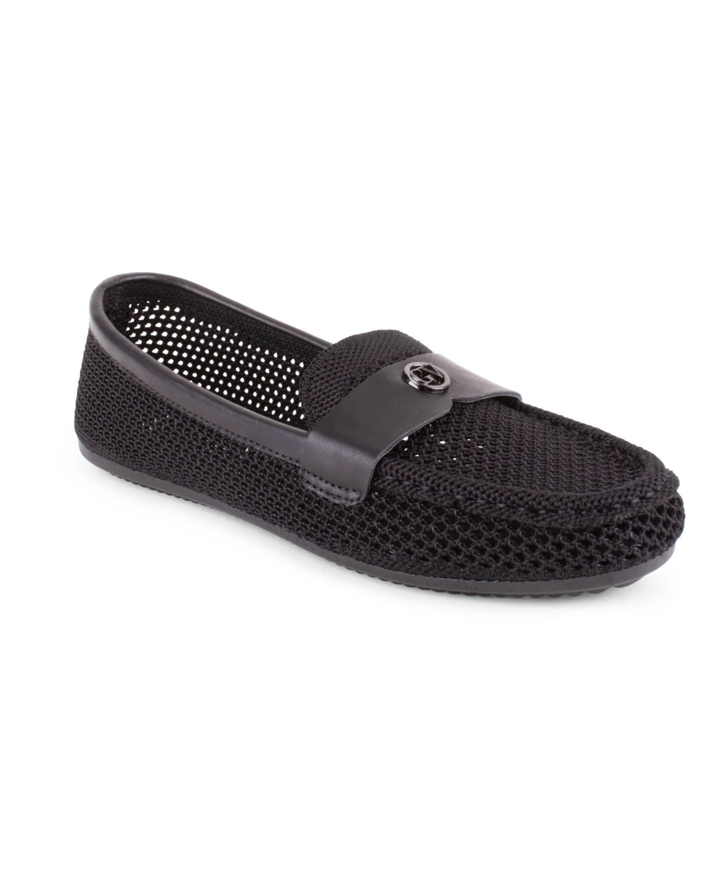 Женские туфли Gloria Vanderbilt Bonnie Knit Loafer, цвет: Чёрный — фото 1