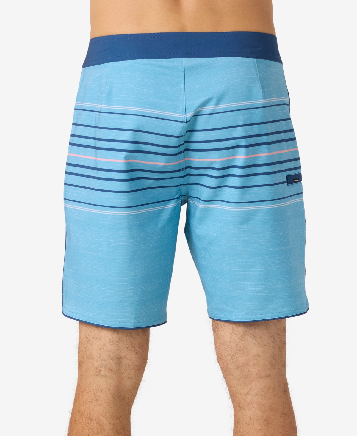 O'neill Hyperfreak Heat Stripe Swim Trunks In Blue Fade