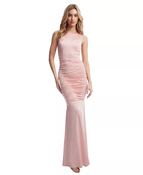 women's violetta ruched gown
