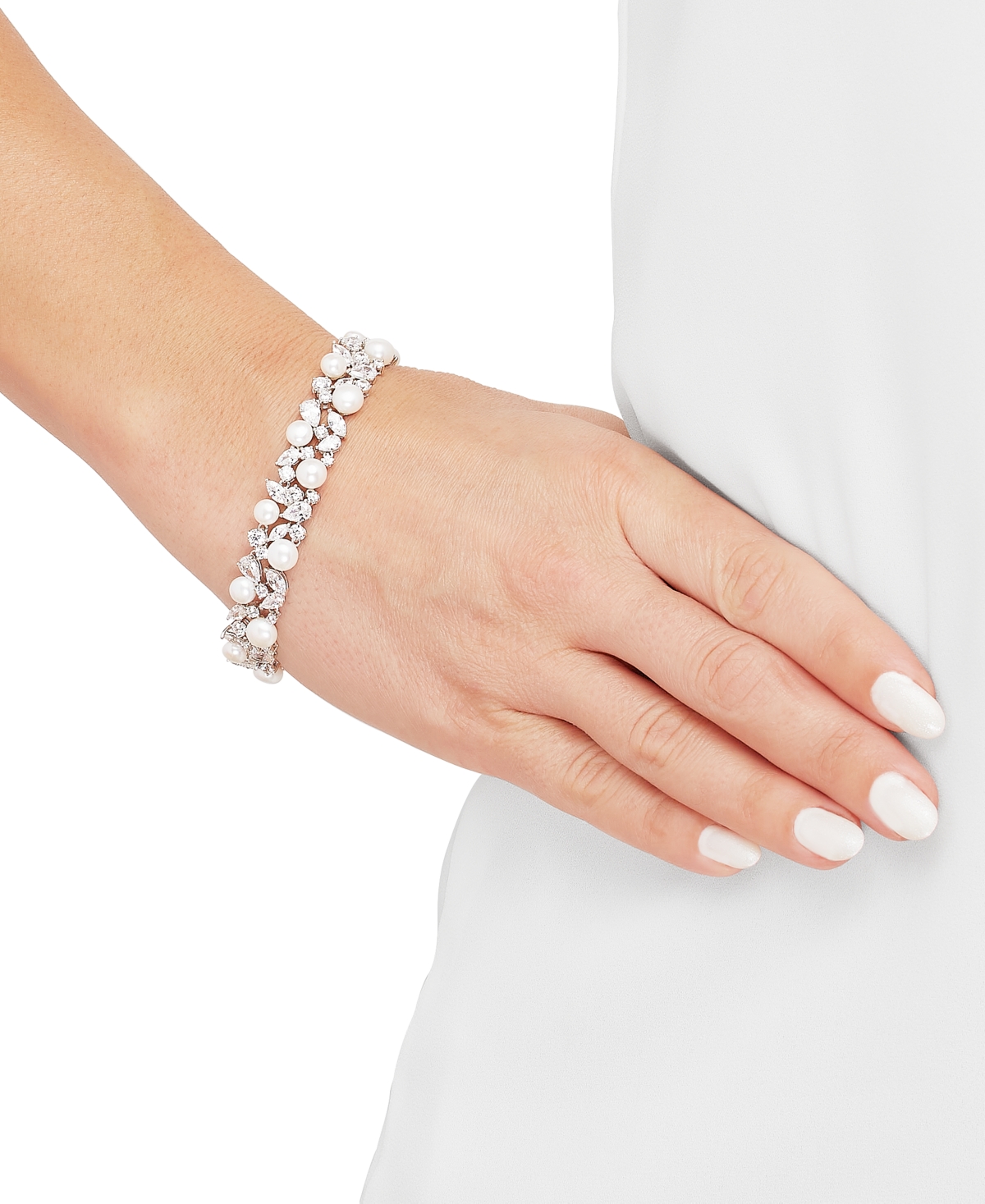 Arabella Cultured Freshwater Pearl (5 In Silver