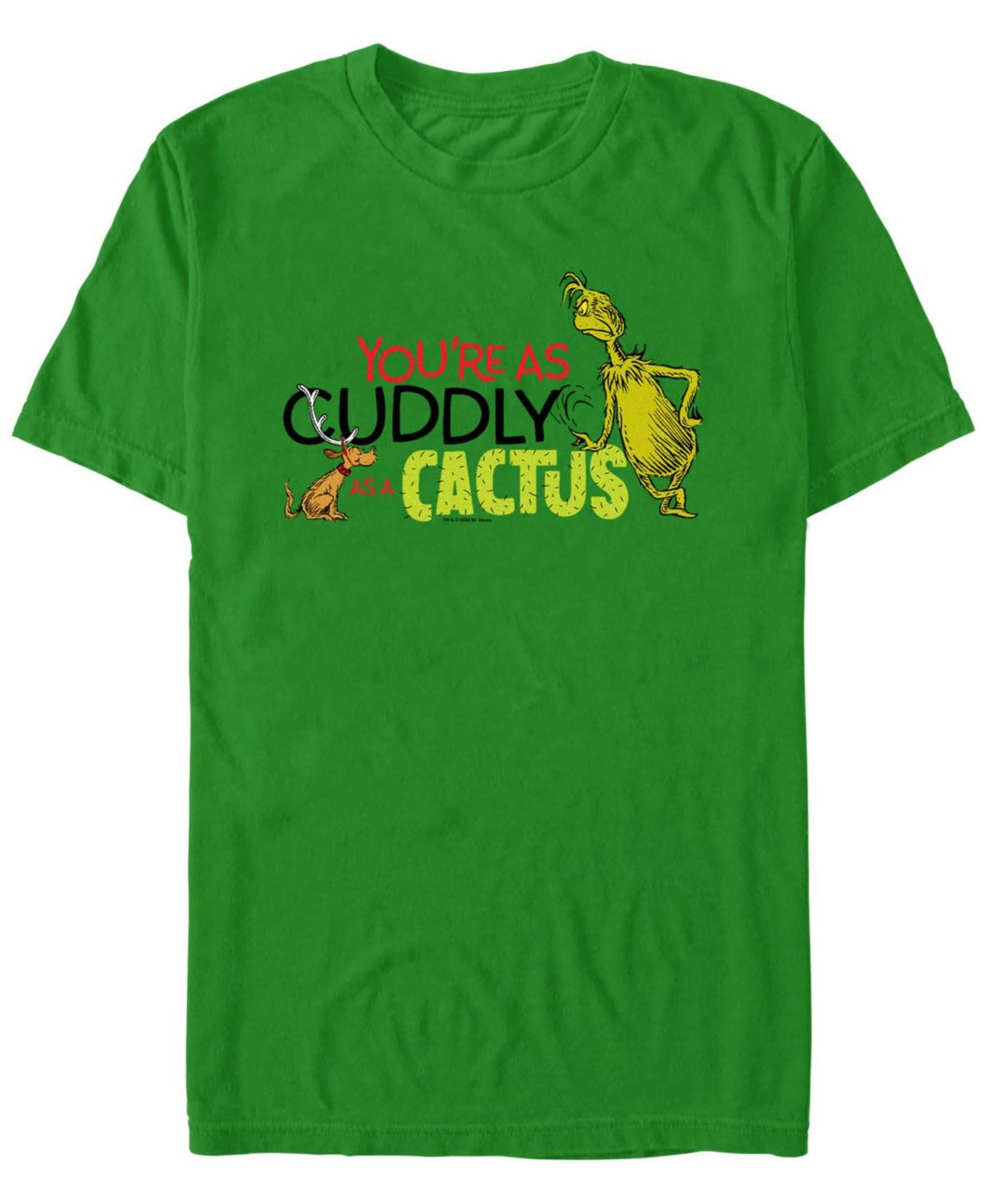 Men's Cuddly as a Cactus Short Sleeve T-Shirt