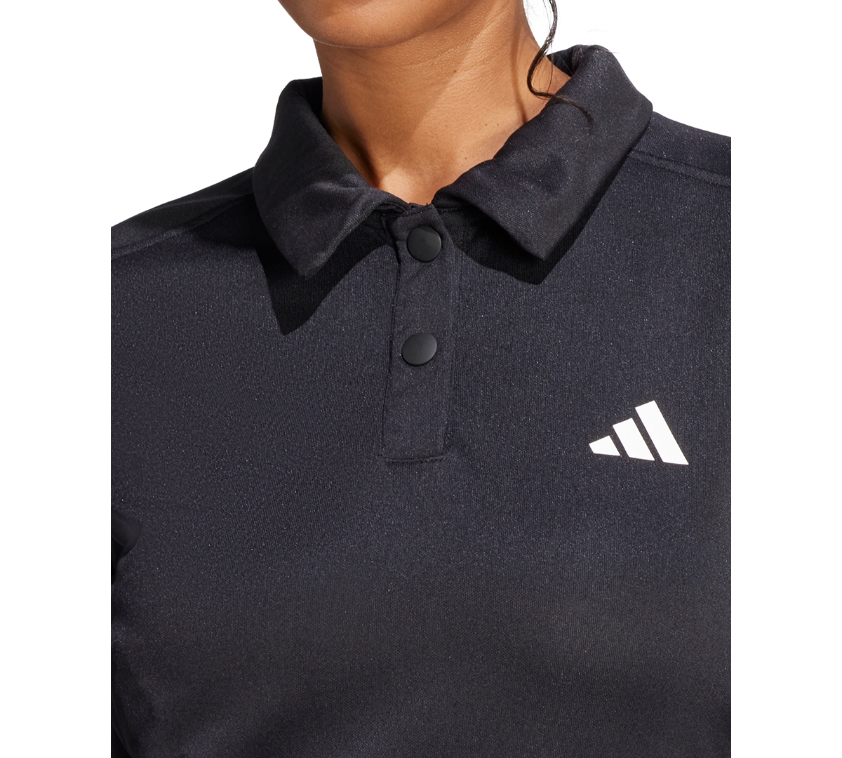 adidas Women's Iconic 3-Stripes Snap Track Top
