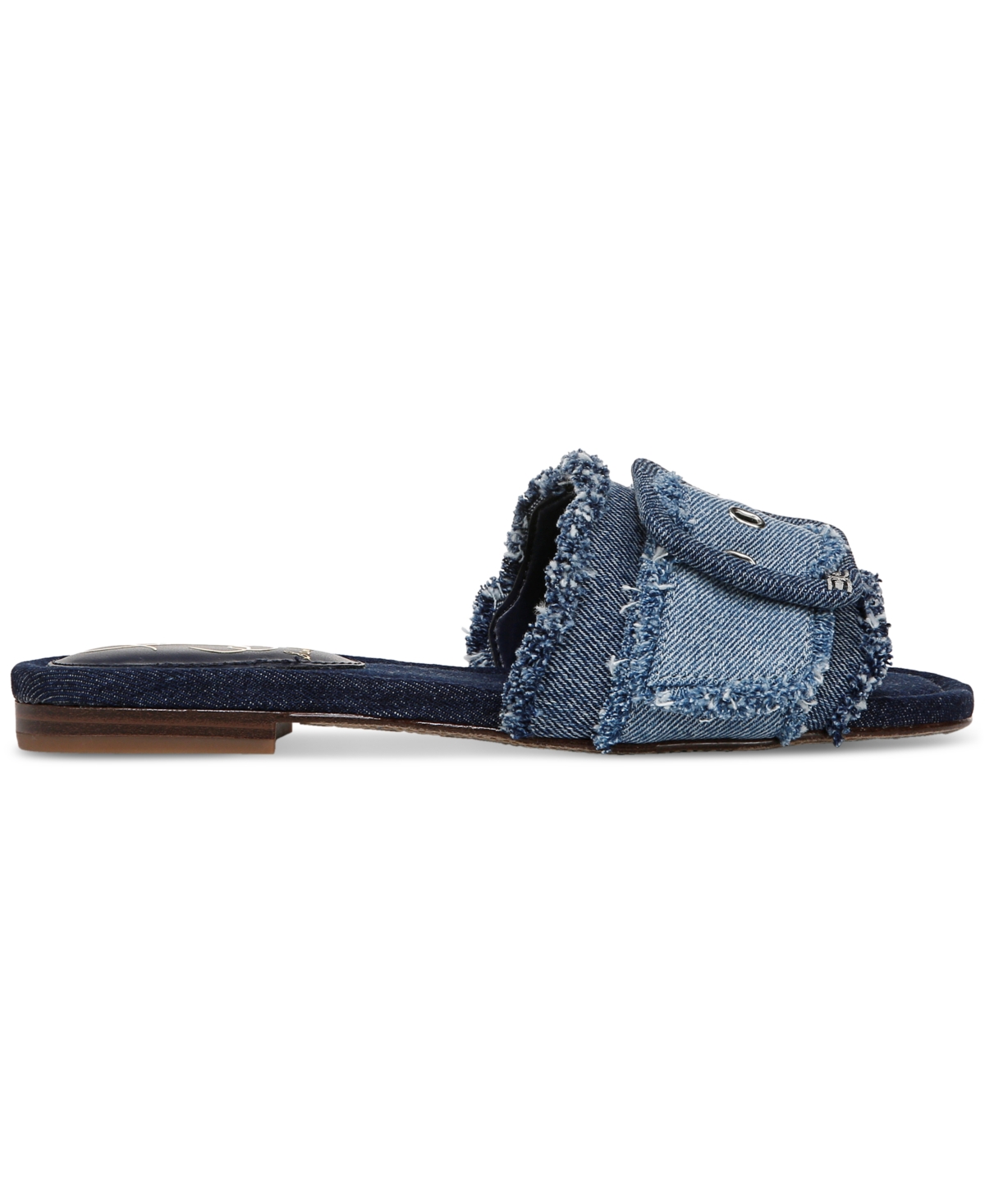 Sam Edelman Bambi Fray Sandals Blue Multi In Blue Multi
