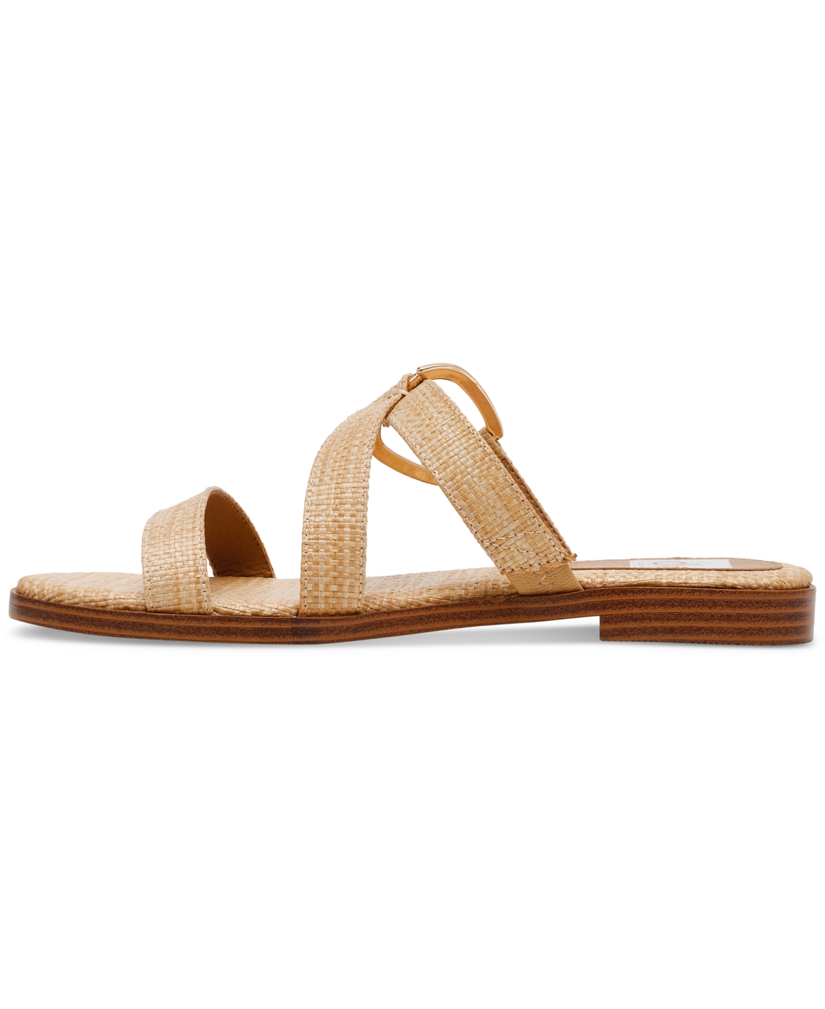 Dv Dolce Vita Women's Elaine Strappy Flat Sandals In Raffia