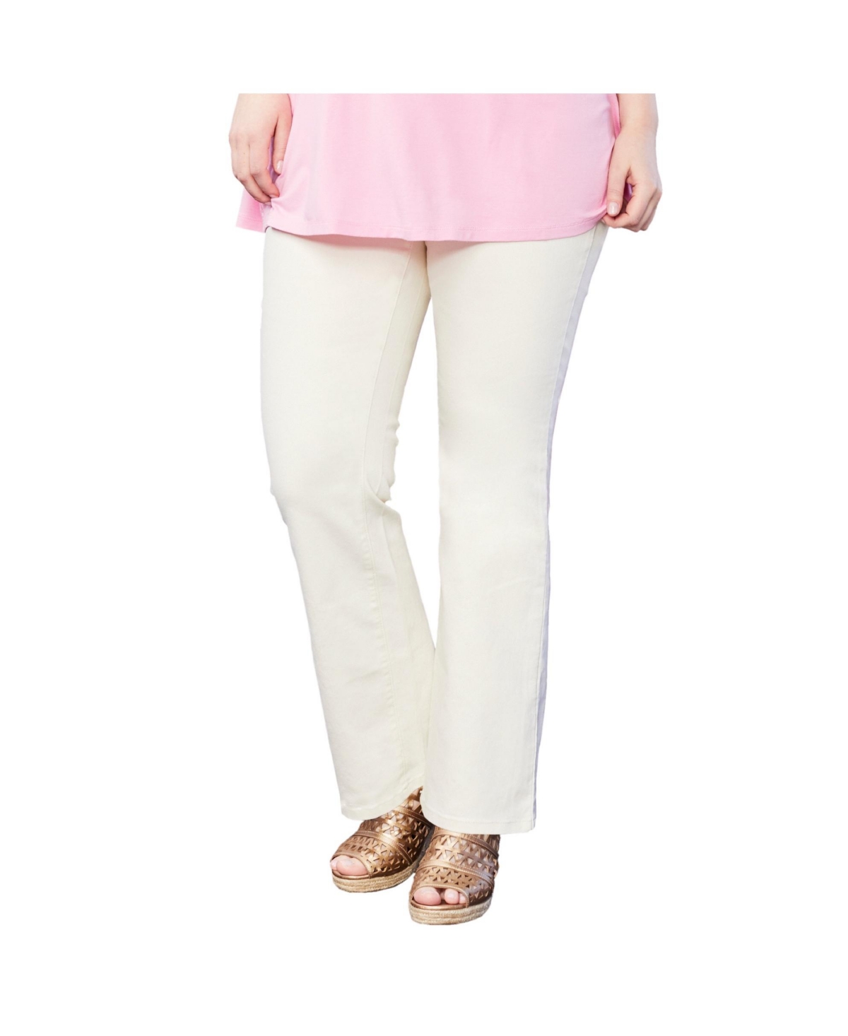 June + Vie Plus Size June + Vie Curvie Fit Bootcut Jeans