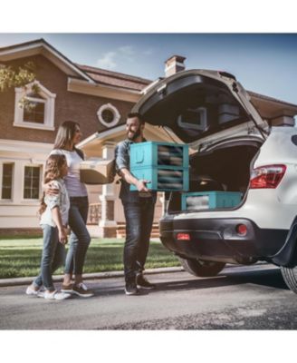 3 Pack Foldable Storage Bag Organizers - Great for Clothes, Blankets, Closets, Bedrooms, and More (Beige)