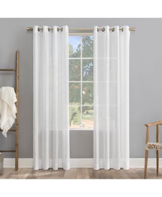 Archaeo - Slub Textured Linen Blend Grommet Top Curtain Collection