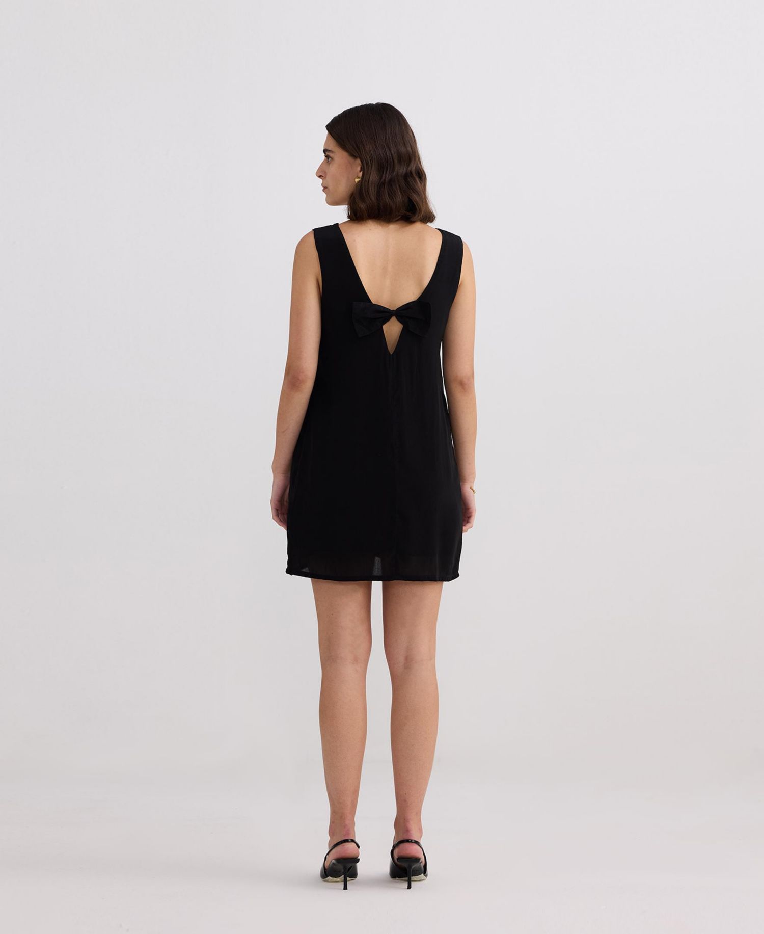 Women's Midnight Muse V-neck Short Dress