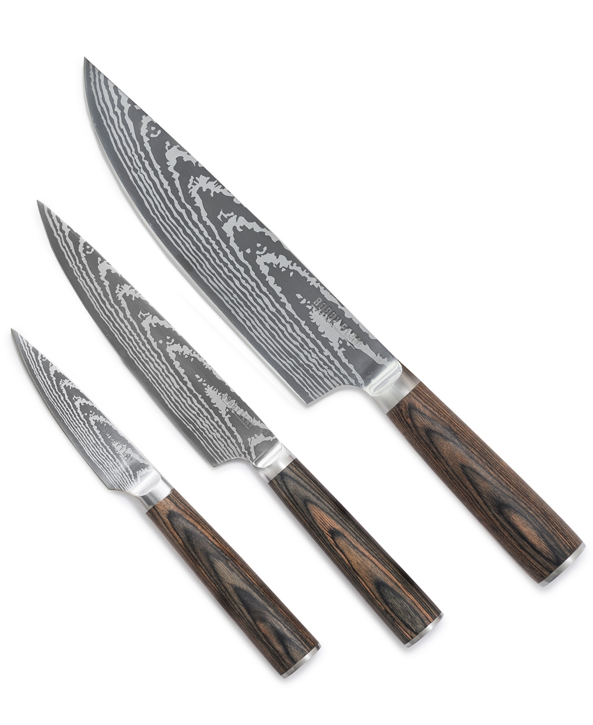 Greenpan Bobby Flay X  3-piece Knife Set In Gray