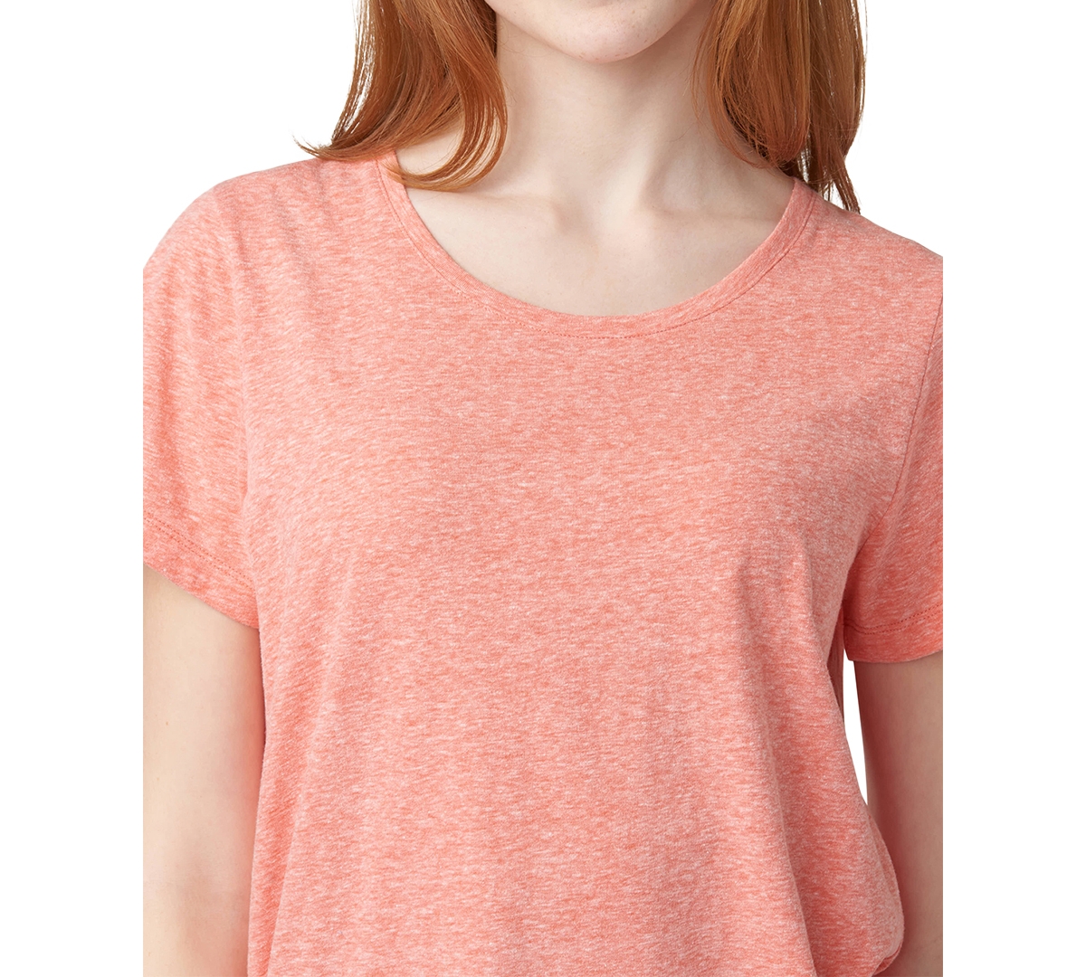 Shop Hue Women's Solid Short-sleeve Scoop-neck Pajama T-shirt In Dubarry