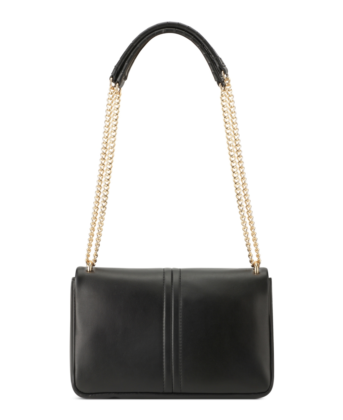 Shop Nine West Erina Convertible Chain Flap Crossbody Bag In Black