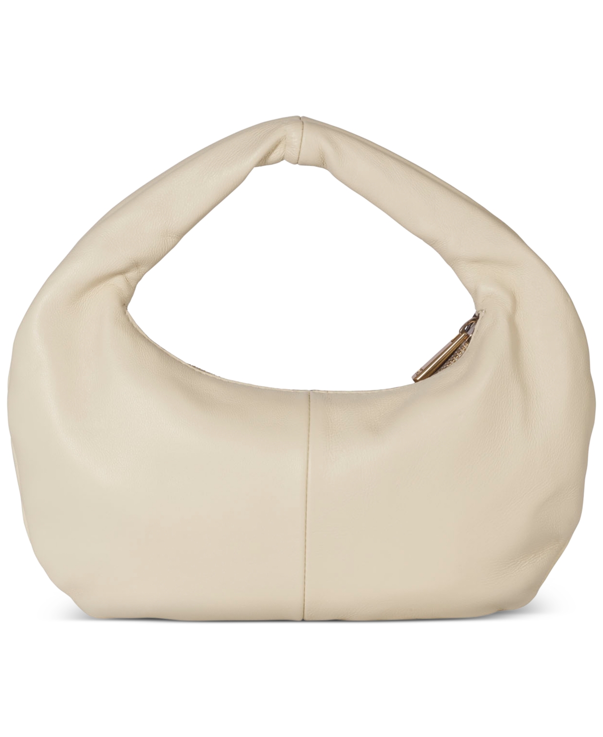 Shop Sam Edelman Michaela Leather Mini Hobo Bag In Cream