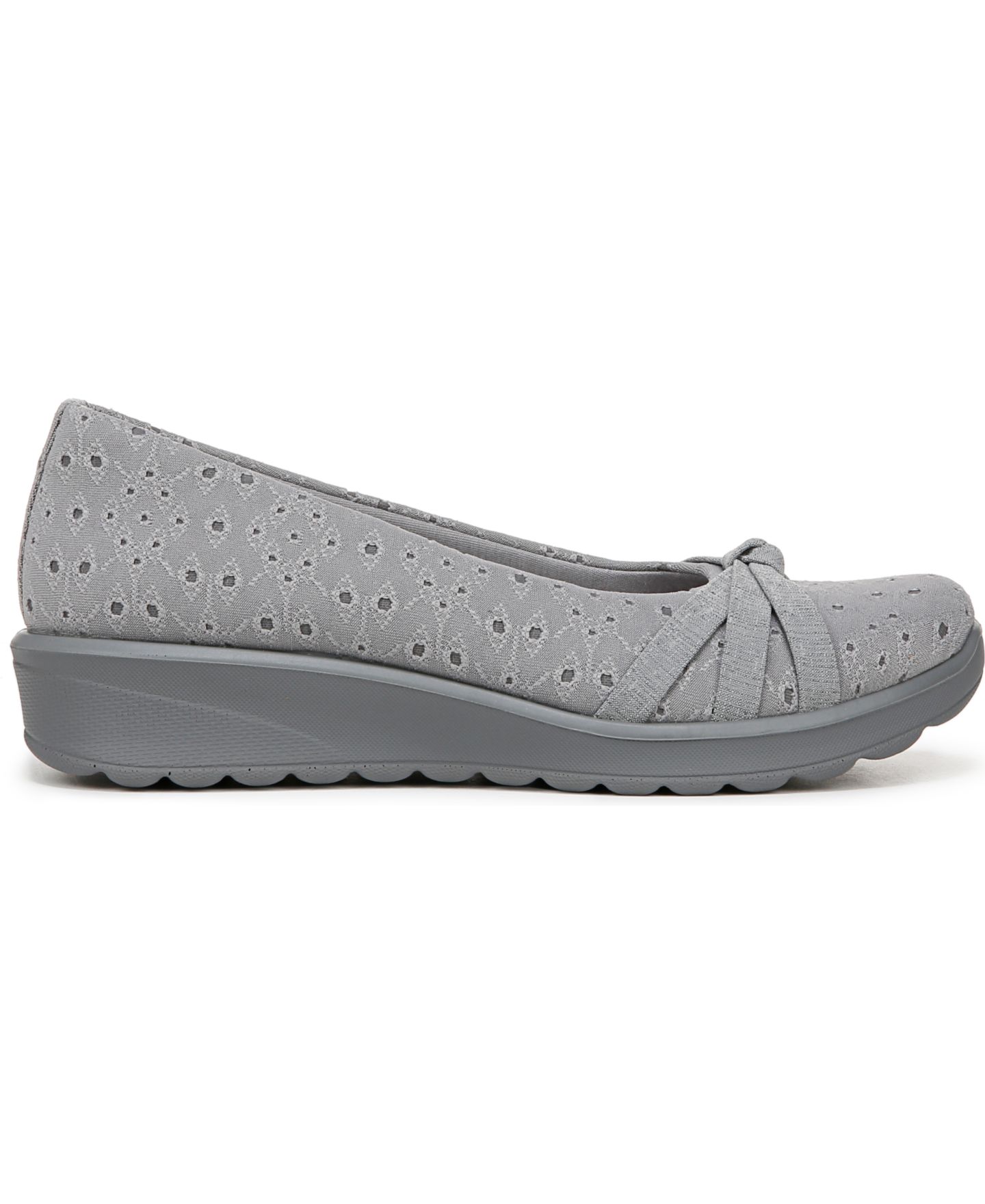 Женские балетки LifeStride Gem 2 Washable Round Toe Ballerina Flats, цвет: Серый с принтом — фото 2