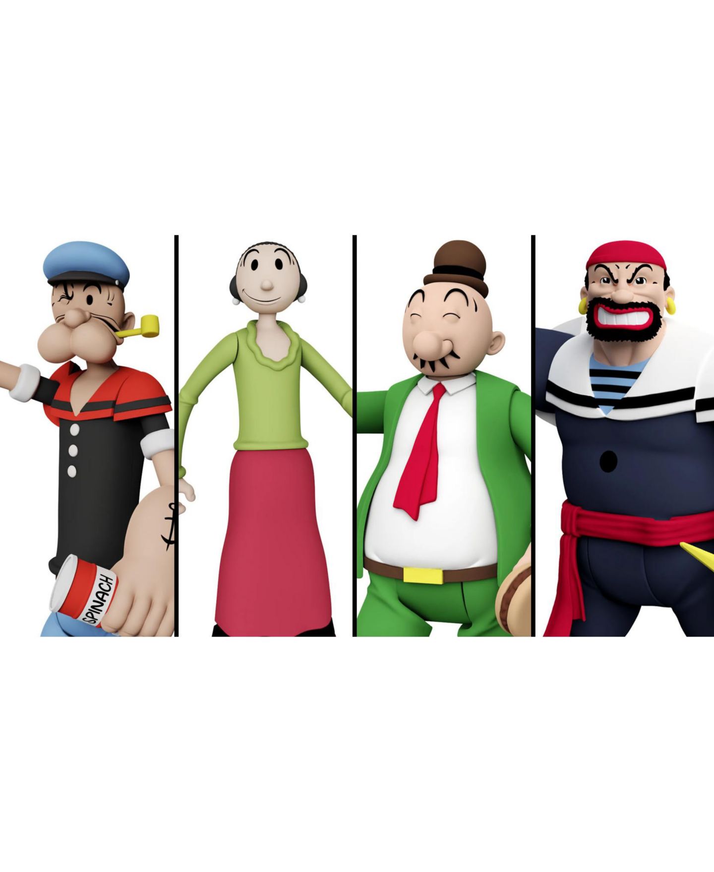 Детская фигурка Popeye Bluto as Sindbad Retro-Style 7-Point Articulated 5" Action Figure, Ages 8+, цвет: Open Miscellaneous — фото 5