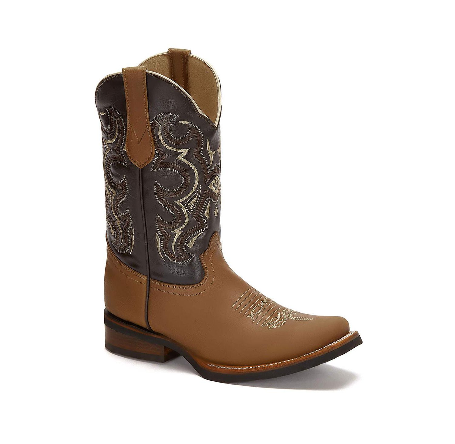 Men's Men Leather Boots Western Cowboy