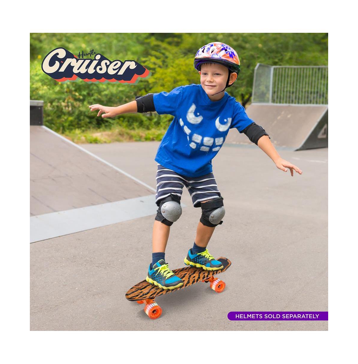 Hurtle 6'' Pp Deck Skateboard, Mini Cruiser Skateboard for Kids, Teens, and Adults