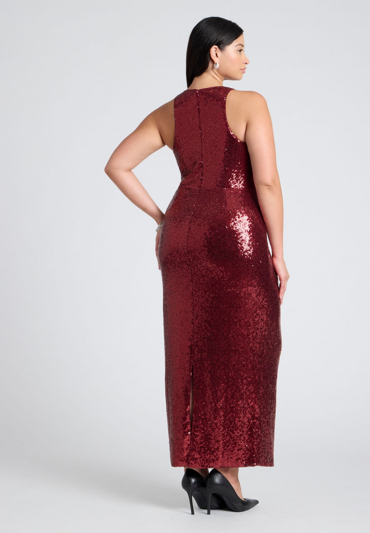 Eloquii Plus Size Sequin Maxi Dress