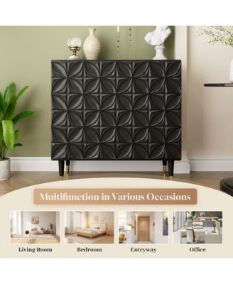 2 Door Locker Accent Cabinet