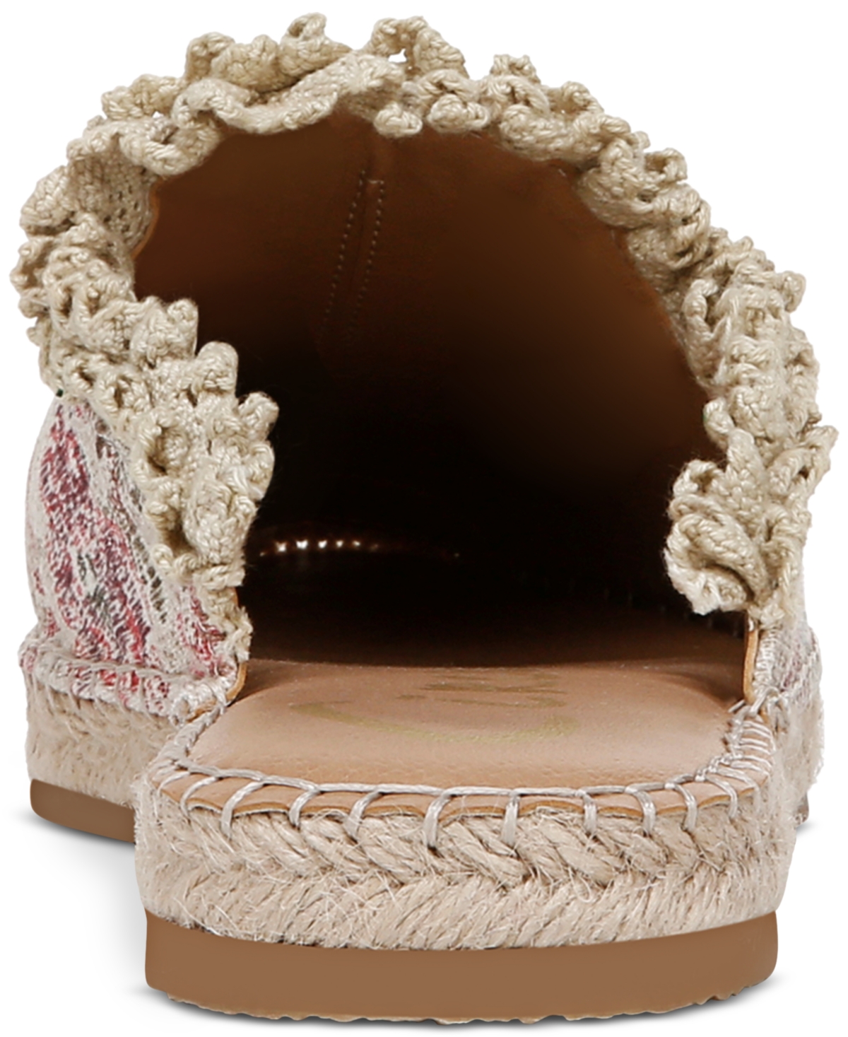 Circus Ny By Sam Edelman Mallory Ruffle Mule Slides In Natural Blush Multi