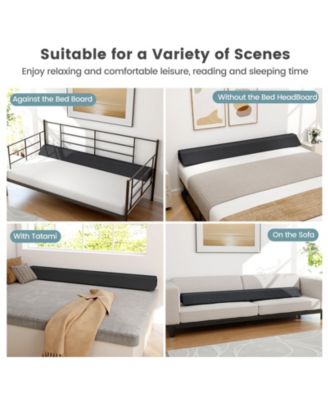 Bed Wedge Pillow with Storage Bag-King Size