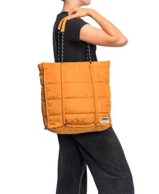 Palm Faux Leather Tote Bag