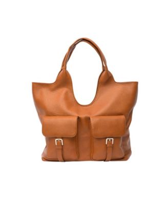 Royale Faux Leather Tote Bag