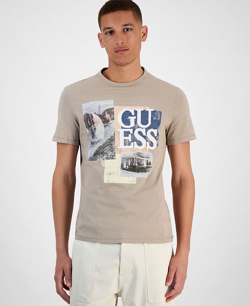 alfani GUESS Men's Slim-Fit Sail Boat Graphic T-Shirt Men's Fashion & Accessories