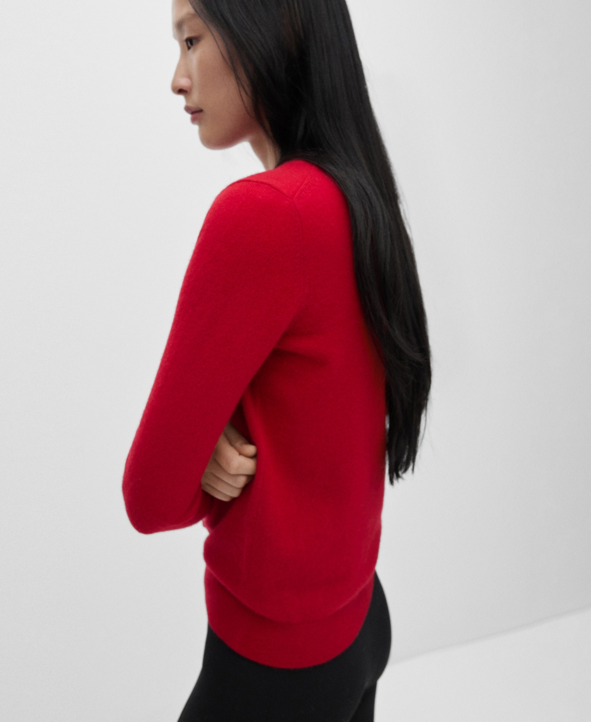 Shop Mango Women's Cashmere Sweater In Red