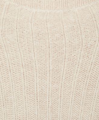 Women's Seams Detail Perkins-Neck Sweater