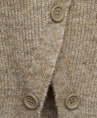 MANGO Women's Scarf and Buttons Detail Sweater