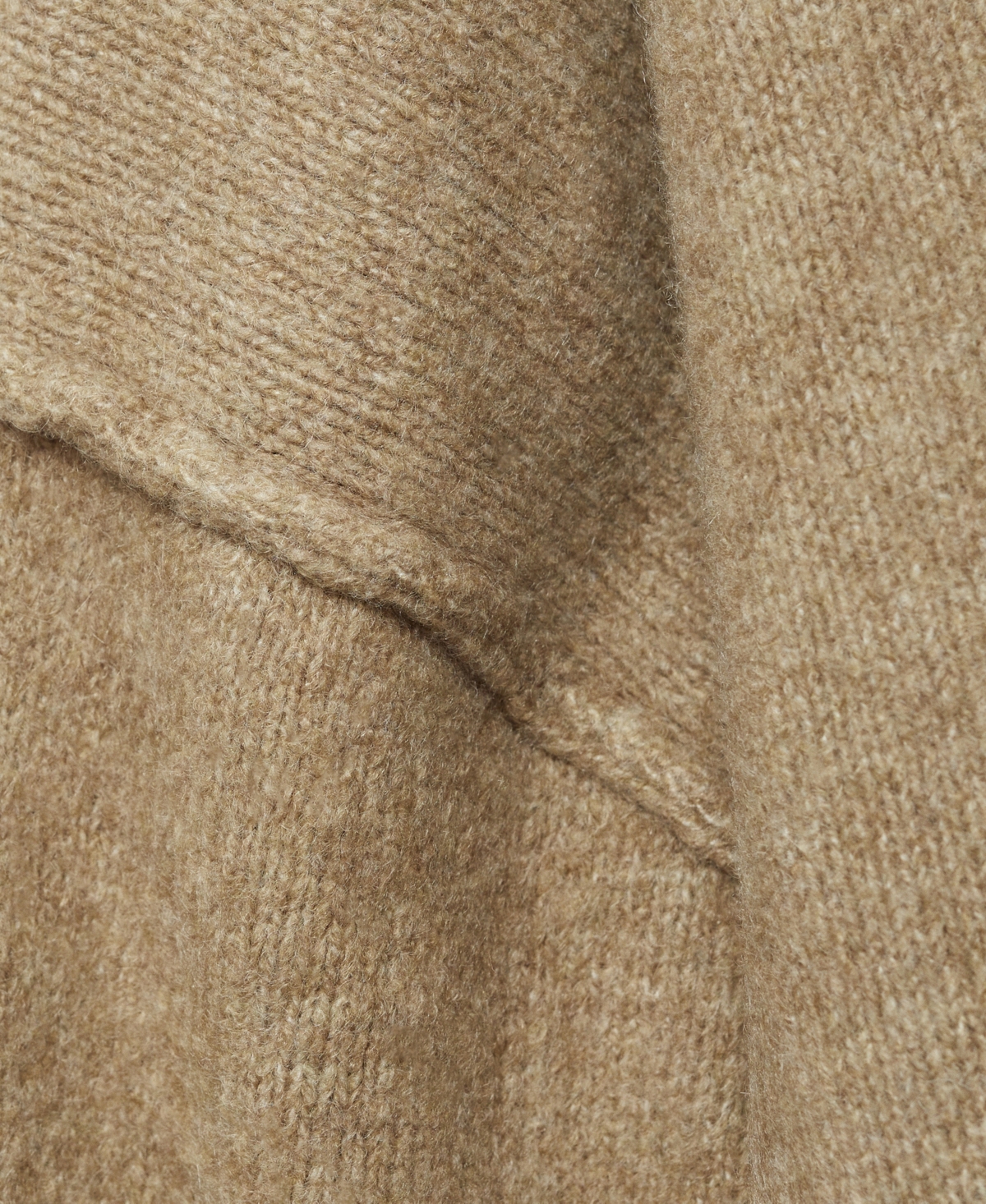 Mango Women's Rolled-up Sleeves Sweater In Medium Green