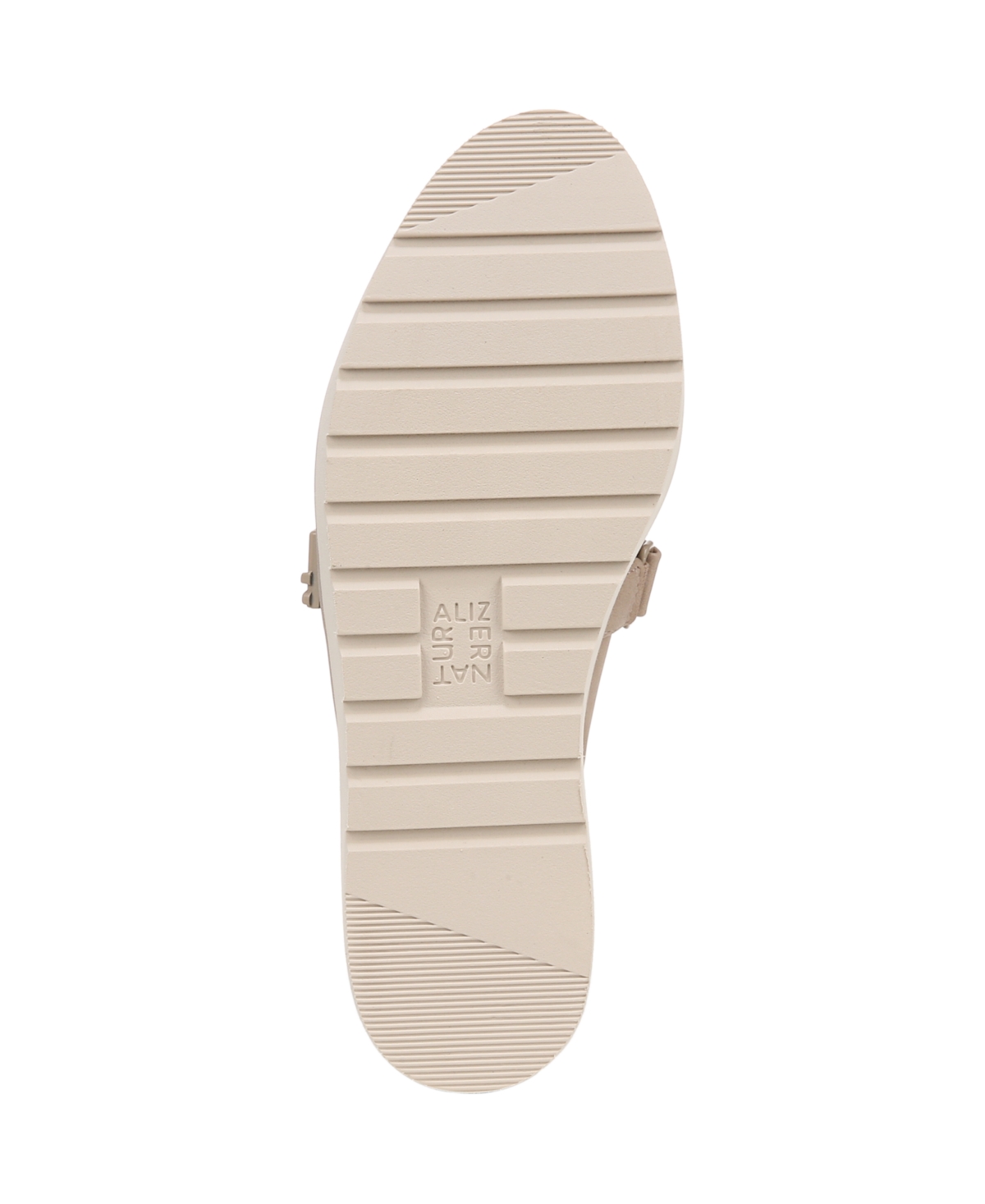 Naturalizer Women's Edison Mary Jane Platform Slingbacks In Warm Taupe Faux Nubuck