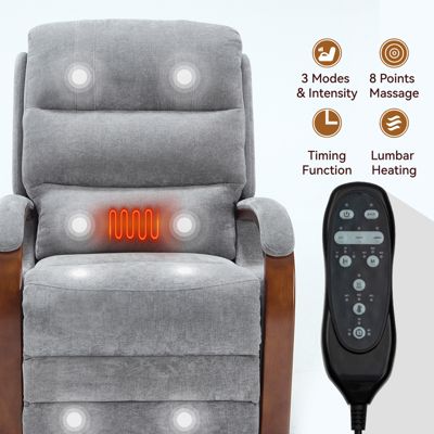 Power Lift Recliner Chair - Dual Motor with Heat Massage