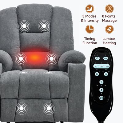 Power Lift Recliner with Massage & Heat
