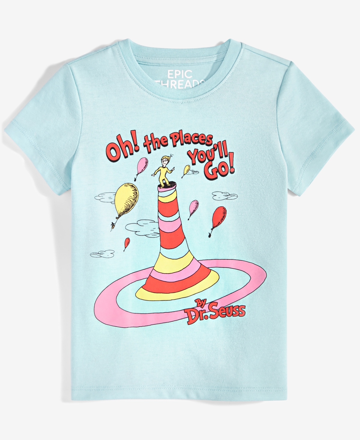 Epic Threads Toddler Girl Dr Seuss Graphic T-shirt, Exclusively At Macy's In Crystal Bl