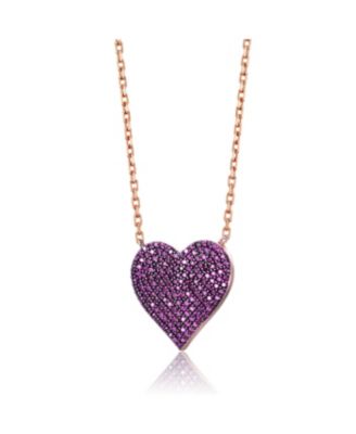 Enchanted 18K Rose Gold Plated Heart Necklace