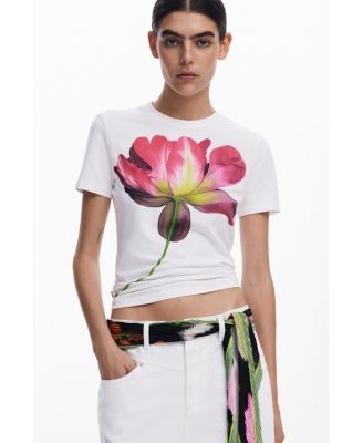 Women's Large flower T-shirt