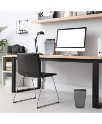 Small Trash Can with Open Top for Compact and Tight Spaces – 1.58 Gallon Capacity