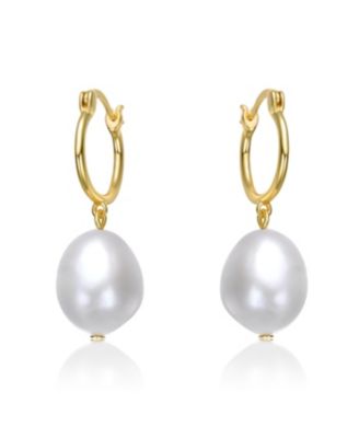 High-Quality Sterling Silver Dangle Earrings with 14K Gold Plating
